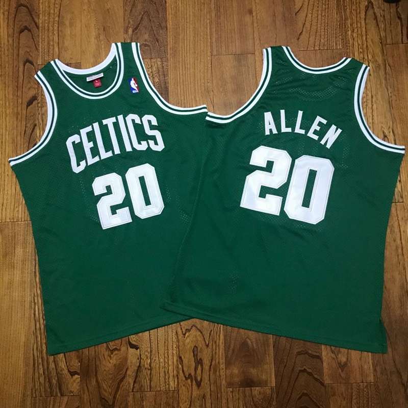 Boston Celtics 1996/97 ALLEN #20 Green Classics Basketball Jersey (Closely Stitched)