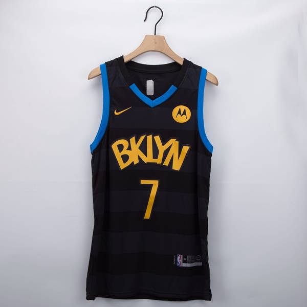 Brooklyn Nets 20/21 DURANT #7 Black Basketball Jersey 03 (Stitched)