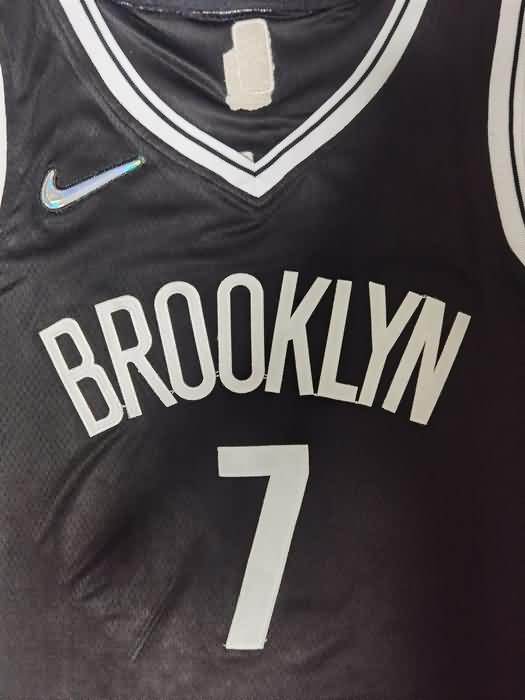 Brooklyn Nets 21/22 DURANT #7 Black Basketball Jersey (Stitched)