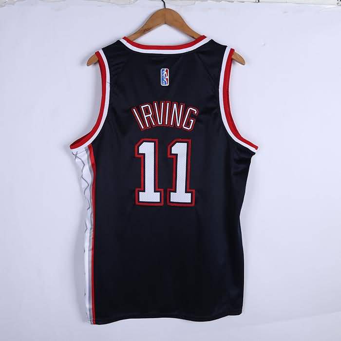 Brooklyn Nets 21/22 IRVING #11 Dark Blue City Basketball Jersey (Stitched)