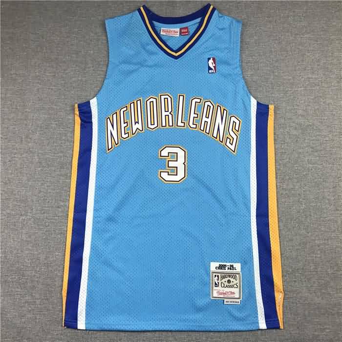 2005/06 Charlotte Hornets #3 PAUL Blue Classics Basketball Jersey (Stitched)