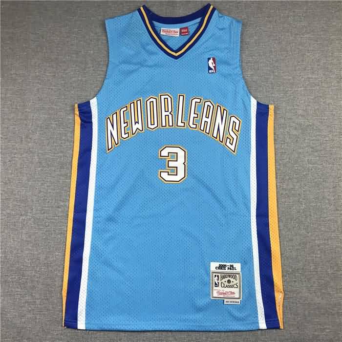 2005/06 Charlotte Hornets #3 PAUL Blue Classics Basketball Jersey (Stitched)
