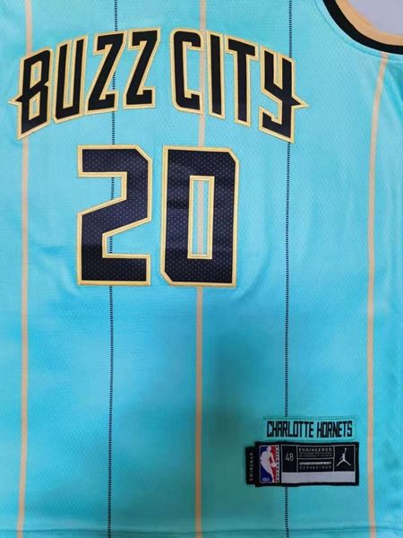 Charlotte Hornets 2020 HAYWARD #20 Green AJ Basketball Jersey (Stitched)
