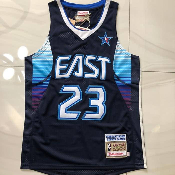 2009 Cleveland Cavaliers #23 JAMES Dark Blue ALL-STAR Classics Basketball Jersey (Closely Stitched)