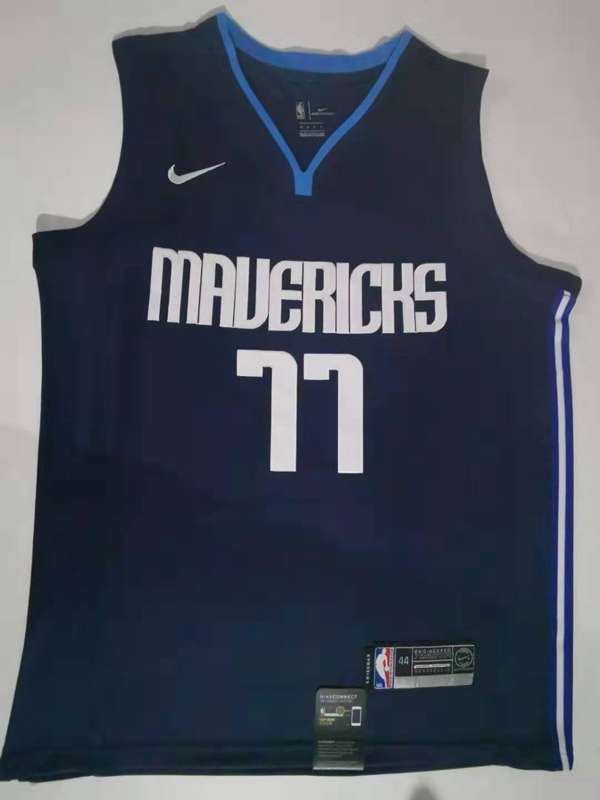 Dallas Mavericks 20/21 DONCIC #77 Dark Blue Basketball Jersey (Stitched)