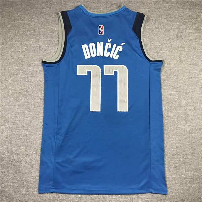 Dallas Mavericks 21/22 DONCIC #77 Blue Basketball Jersey (Stitched)