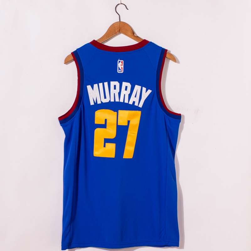 Denver Nuggets 20/21 MURRAY #27 Blue AJ Basketball Jersey (Stitched)