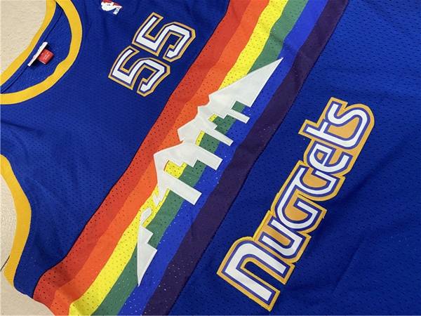 Denver Nuggets 1991/92 MUTOMBO #55 Blue Classics Basketball Jersey (Stitched)
