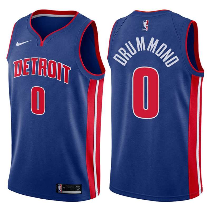 Detroit Pistons 20/21 DRUMMOND #0 Blue Basketball Jersey (Stitched)
