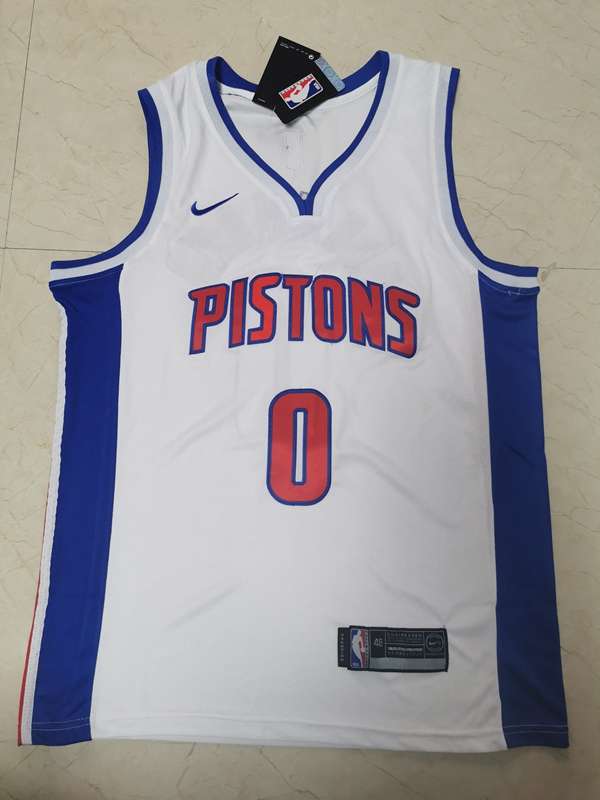 Detroit Pistons 20/21 DRUMMOND #0 White Basketball Jersey (Stitched)