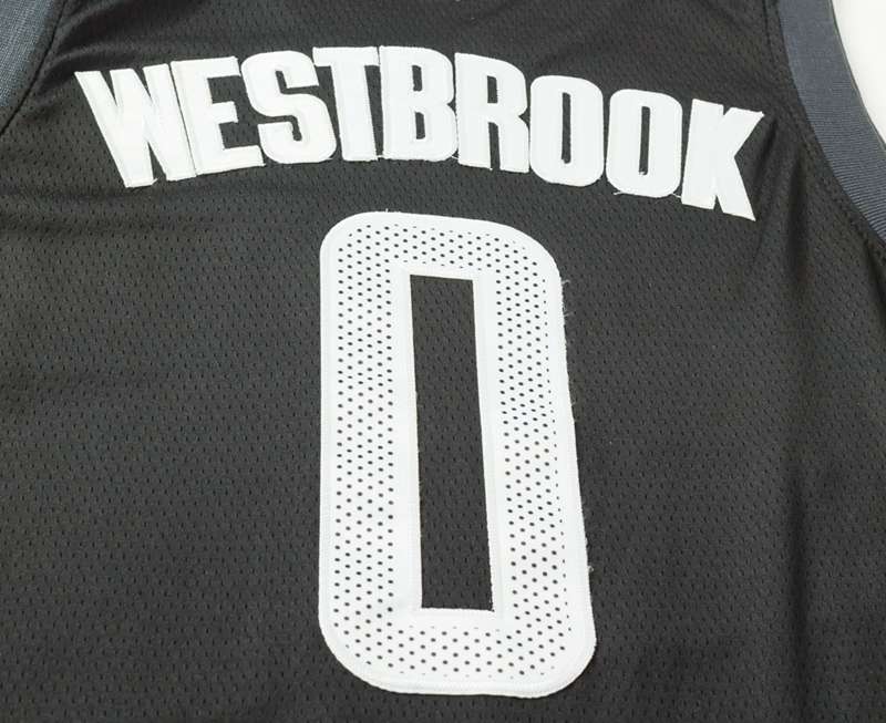 Houston Rockets 20/21 WESTBROOK #0 Black Basketball Jersey (Stitched)