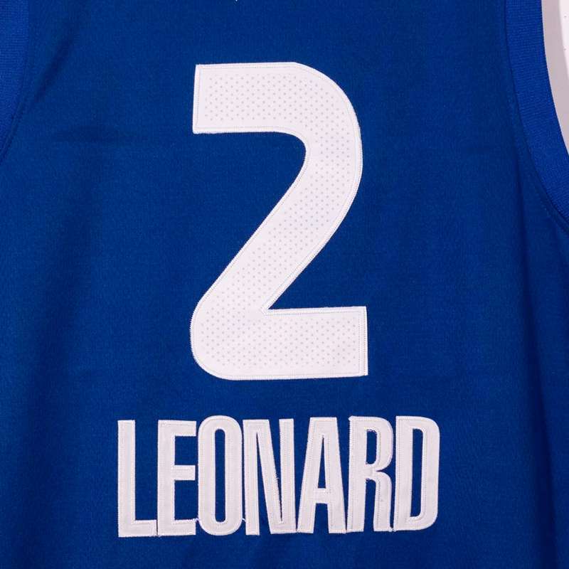 Los Angeles Clippers 2021 LEONARD #2 Blue All Star Basketball Jersey (Stitched)