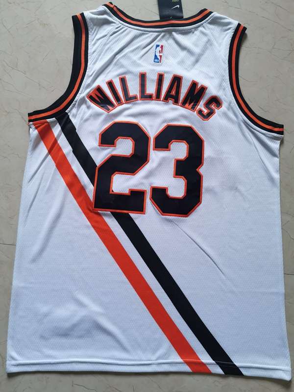 Los Angeles Clippers 2020 WILLIAMS #23 White Basketball Jersey (Stitched)
