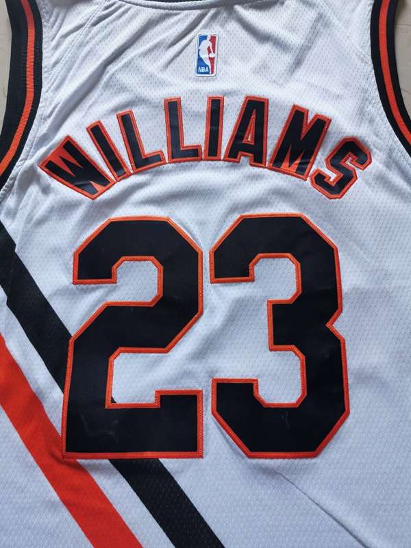 Los Angeles Clippers 2020 WILLIAMS #23 White Basketball Jersey (Stitched)