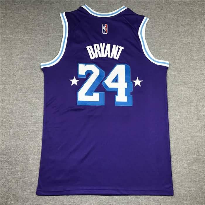 Los Angeles Lakers 21/22 BRYANT #24 Purple City Basketball Jersey (Stitched)