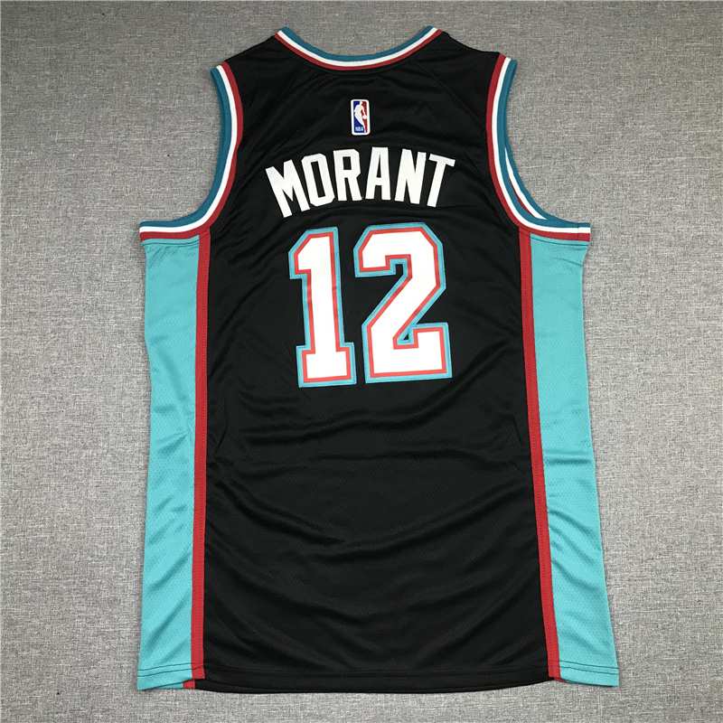 Memphis Grizzlies 20/21 MORANT #12 Black Basketball Jersey (Stitched)