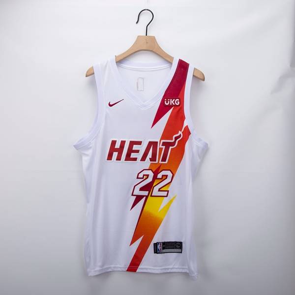 Miami Heat 20/21 BUTLER #22 White Basketball Jersey (Stitched)