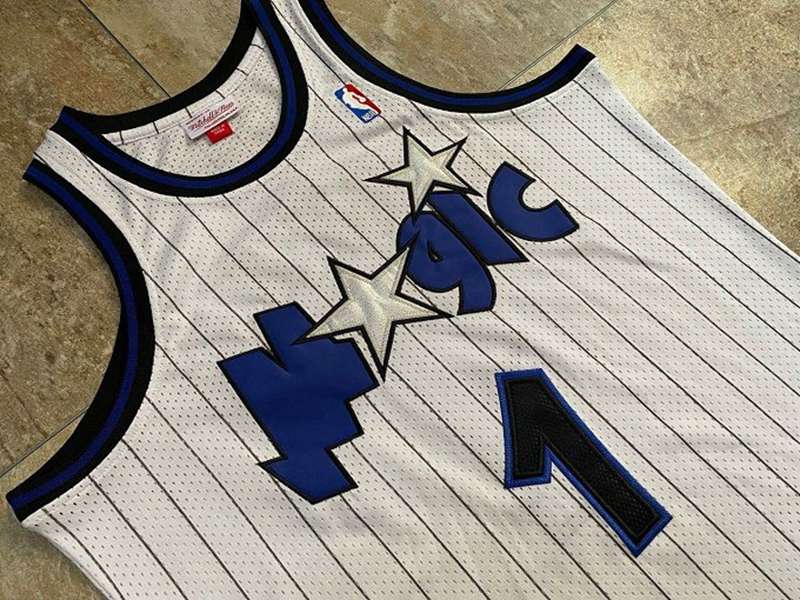 Orlando Magic 2003/04 MCGRADY #1 White Classics Basketball Jersey (Closely Stitched)