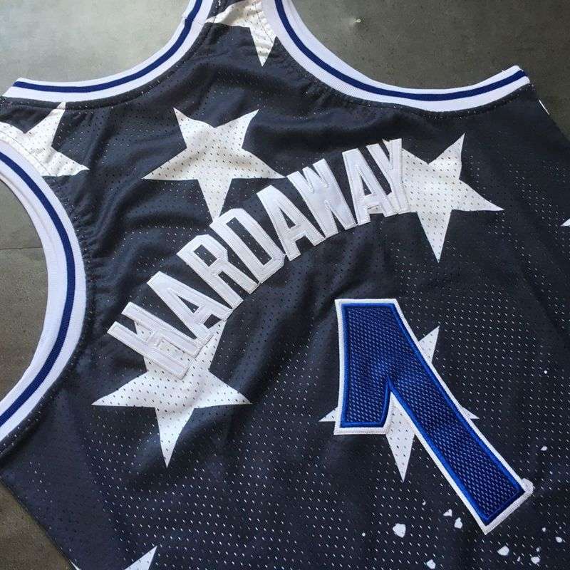Orlando Magic 1994/95 HARDAWAY #1 Dark Blue Classics Basketball Jersey (Closely Stitched)