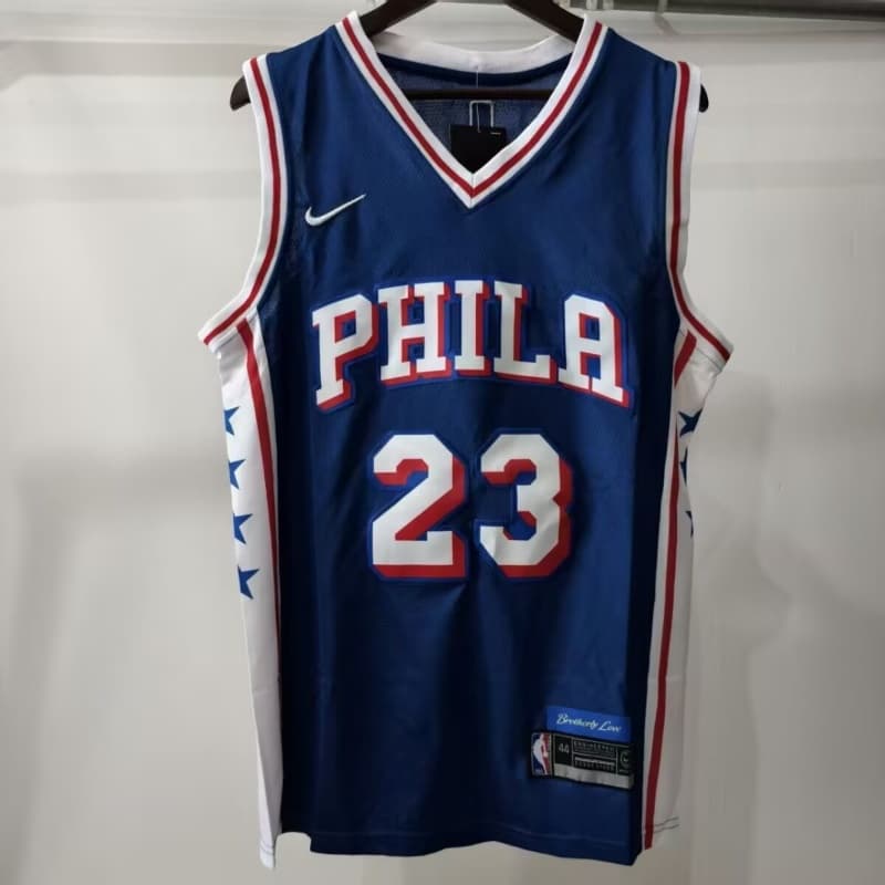 22/23 Philadelphia 76ers JAMES #23 Blue Basketball Jersey (Stitched) 22/23 Philadelphia 76ers JAMES #23 Blue Basketball Jersey (Stitched)