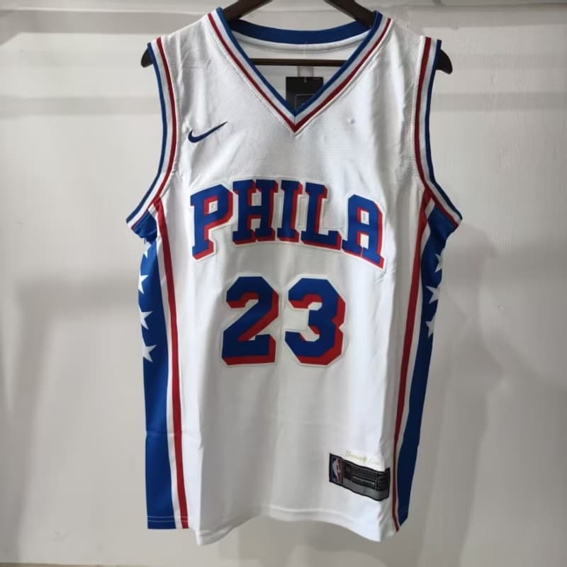 22/23 Philadelphia 76ers JAMES #23 White Basketball Jersey (Stitched) 22/23 Philadelphia 76ers JAMES #23 White Basketball Jersey (Stitched)