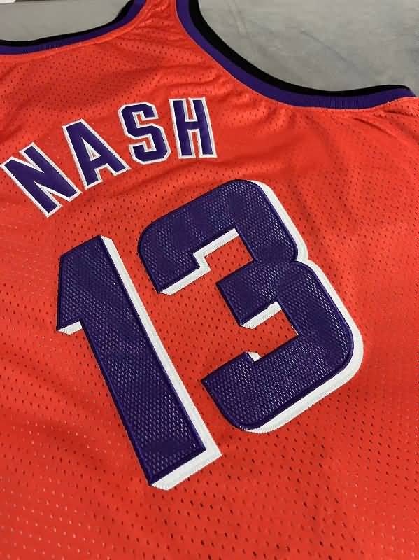 Phoenix Suns 1996/97 NASH #13 Orange Classics Basketball Jersey (Closely Stitched)