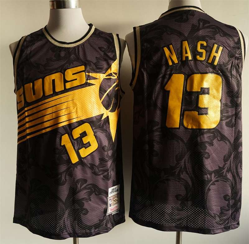 Phoenix Suns 1996/97 NASH #13 Black Classics Basketball Jersey (Stitched)