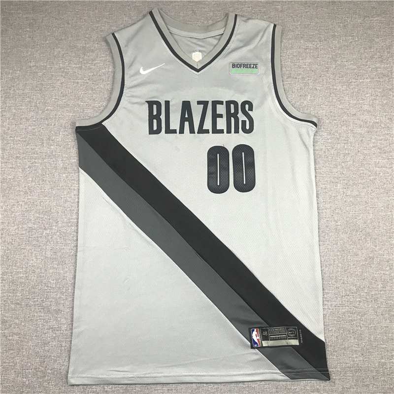 Portland Trail Blazers 20/21 ANTHONY #00 Grey Basketball Jersey (Stitched)