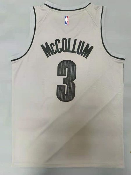 Portland Trail Blazers 20/21 MCCOLLUM #3 Grey Basketball Jersey (Stitched)