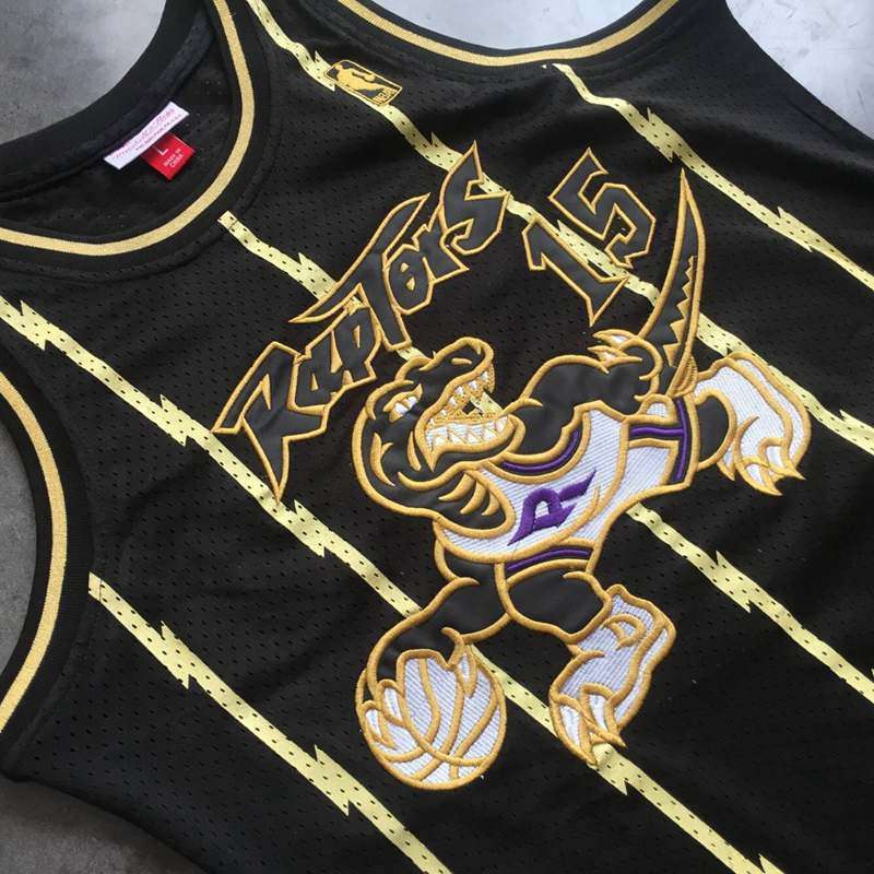 Toronto Raptors 1998/99 CARTER #15 Black Classics Basketball Jersey (Closely Stitched)