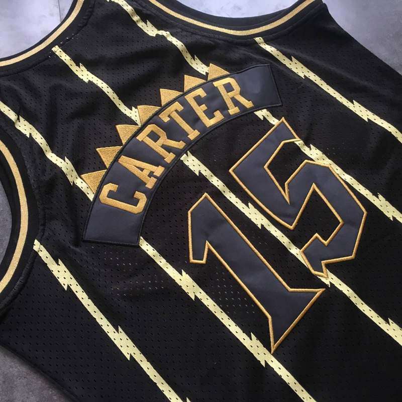 Toronto Raptors 1998/99 CARTER #15 Black Classics Basketball Jersey (Closely Stitched)
