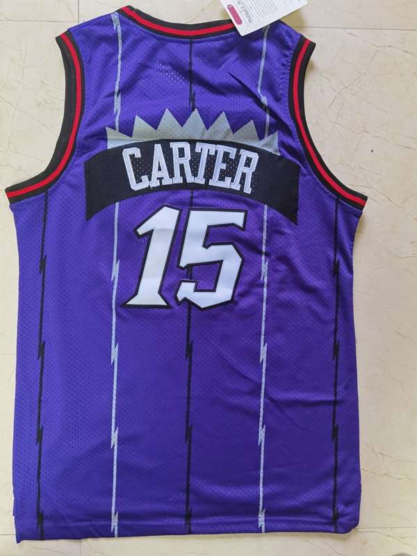 Toronto Raptors 1998/99 CARTER #15 Purple Classics Basketball Jersey (Stitched)
