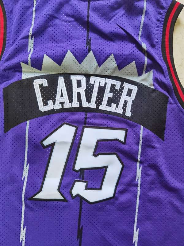 Toronto Raptors 1998/99 CARTER #15 Purple Classics Basketball Jersey (Stitched)