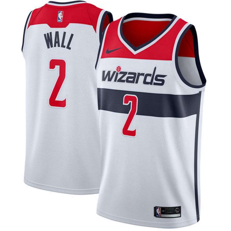 Washington Wizards 20/21 WALL #2 White Basketball Jersey (Stitched)