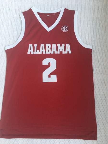 Alabama Crimson Tide SEXTON #2 Red NCAA Basketball Jersey