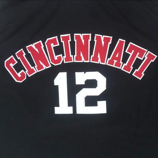 Cincinnati Bearcats ROBERTSON #12 Black NCAA Basketball Jersey