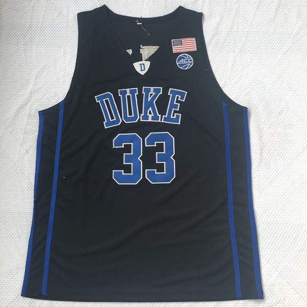 Duke Blue Devils HILL #33 Black NCAA Basketball Jersey