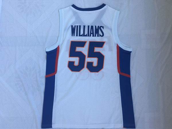Florida Gators FLORIDA #55 White NCAA Basketball Jersey
