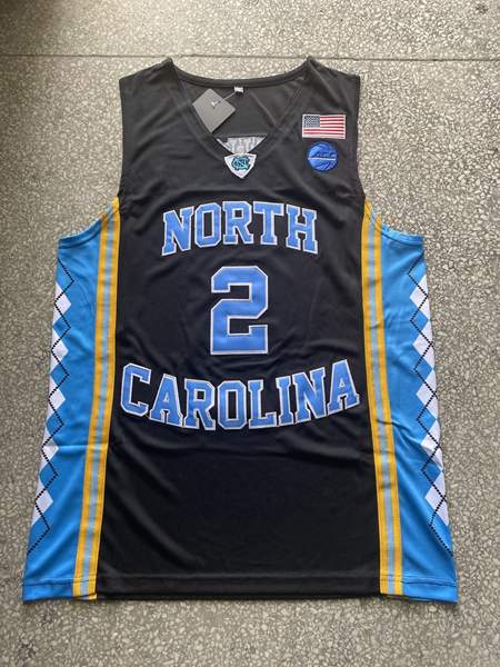 North Carolina Tar Heels ANTHONY #2 Black NCAA Basketball Jersey