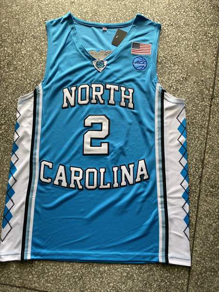 North Carolina Tar Heels ANTHONY #2 Light Blue NCAA Basketball Jersey