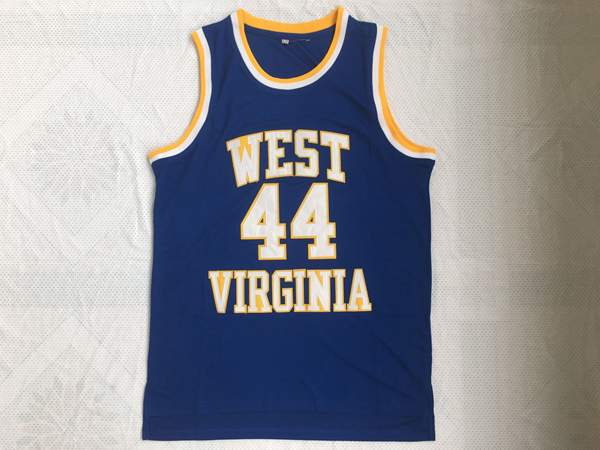 Virginia Cavaliers WEST #44 Blue NCAA Basketball Jersey