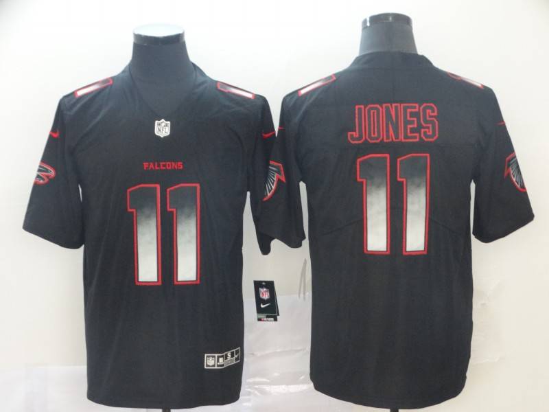 Atlanta Falcons Black Smoke Fashion NFL Jersey