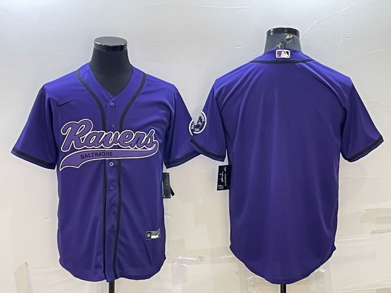 Baltimore Ravens Purple MLB&NFL Jersey