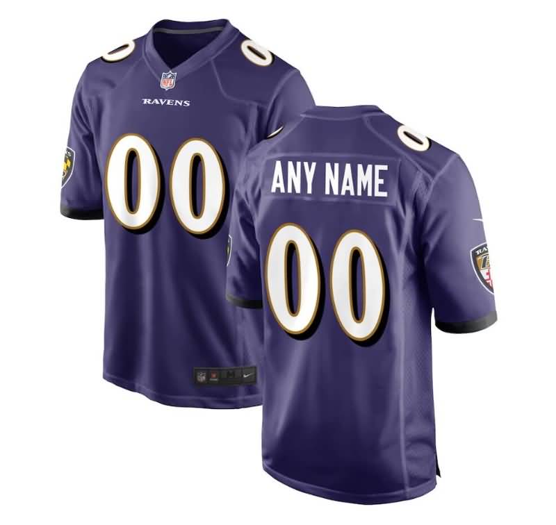Baltimore Ravens Purple NFL Jersey 02