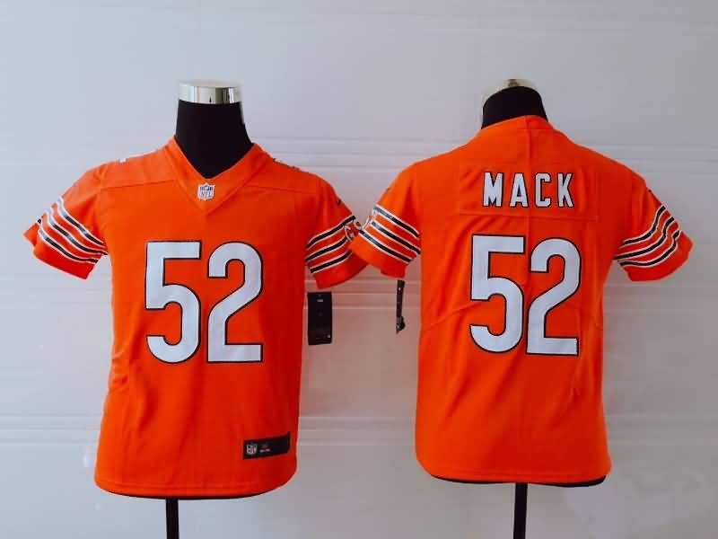 Chicago Bears Kids MACK #52 Orange NFL Jersey