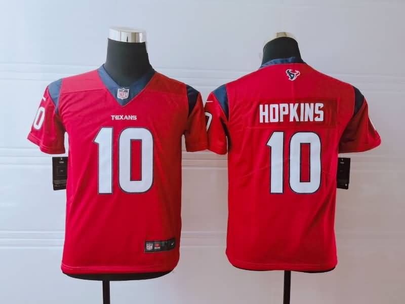 Houston Texans Kids HOPKINS #10 Red NFL Jersey