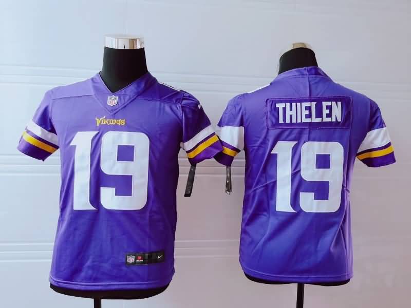Minnesota Vikings Kids THIELEN #19 Purple NFL Jersey