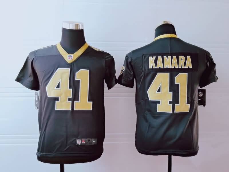 New Orleans Saints Kids KAMARA #41 Black NFL Jersey