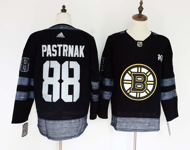 Boston Bruins PASTRNAK #88 Black 100th Anniversary NHL Jersey