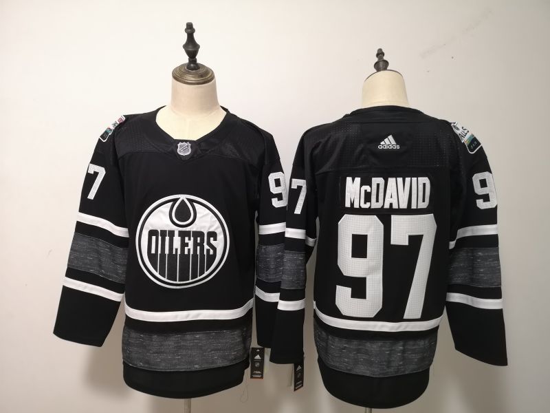 Edmonton Oilers 2019 MCDAVID #97 Black All Star NHL Jersey